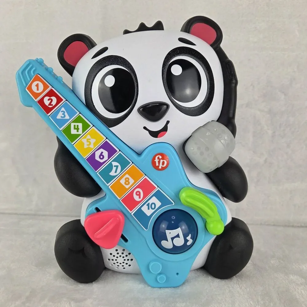 Fisher-Price Link Squad Jam & Count Panda Baby Learning Toy Music & Lights